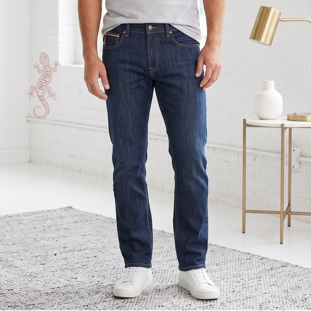Marmot Straight Leg Jeans Mens 32 Dark Wash Outdoor Performance Denim H63970L‎